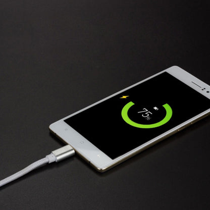 2m Woven Style Metal Head 84 Cores Micro USB to USB 2.0 Data / Charger Cable, For Samsung / Huawei / Xiaomi / Meizu / LG / HTC and Other Smartphones(Gold) by buy2fix