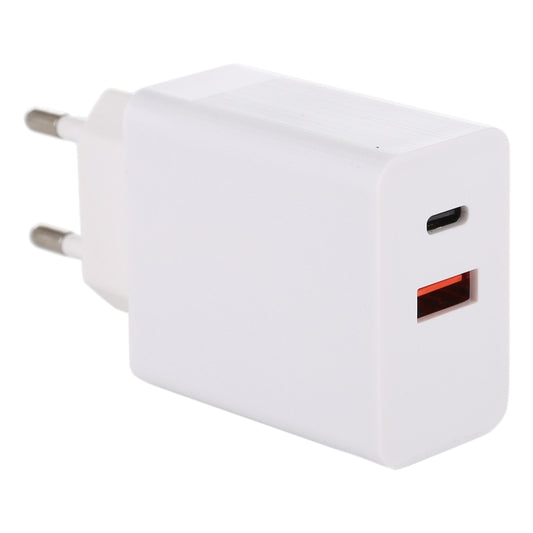 24W PD + QC3.0 Fast Charger Power Adapter Plug Adapter EU Plug - Plug Adaptor by buy2fix | Online Shopping UK | buy2fix