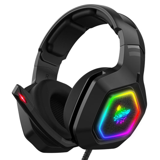 ONIKUMA K10 3.5mm Computer Games Wired Headset with RGB LED Light - Multimedia Headset by ONIKUMA | Online Shopping UK | buy2fix