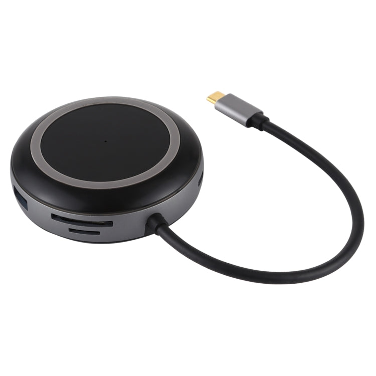 USB-C / Type-C to USB 3.0 x 3 + USB-C / Type-C + HDMI + RJ45 + SD / TF Card Reader Multi-function HUB Adapter by buy2fix