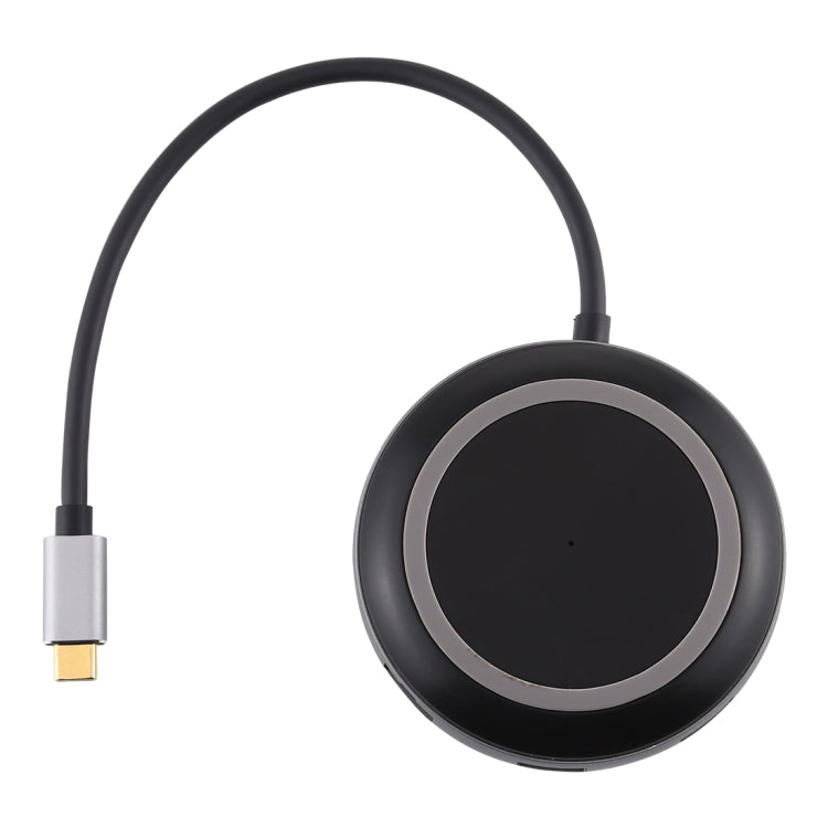 USB-C / Type-C to USB 3.0 x 3 + USB-C / Type-C + HDMI + RJ45 + SD / TF Card Reader Multi-function HUB Adapter by buy2fix