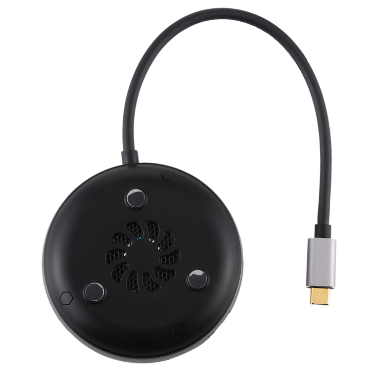 USB-C / Type-C to USB 3.0 x 3 + USB-C / Type-C + HDMI + RJ45 + SD / TF Card Reader Multi-function HUB Adapter by buy2fix