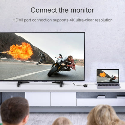 USB-C / Type-C to USB 3.0 x 3 + USB-C / Type-C + HDMI + RJ45 + SD / TF Card Reader Multi-function HUB Adapter by buy2fix