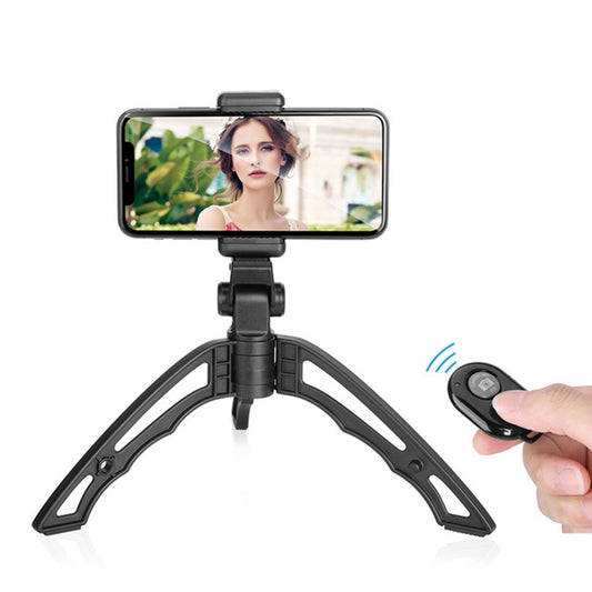 APEXEL Portable Handheld Lazy Live Broadcast Desktop Folding Universal Bluetooth Tripod Phone Holder - Stand by APEXEL | Online Shopping UK | buy2fix