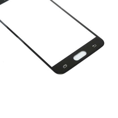 For Galaxy On5 / G550  Front Screen Outer Glass Lens (Black) - Outer Glass Lens by buy2fix | Online Shopping UK | buy2fix