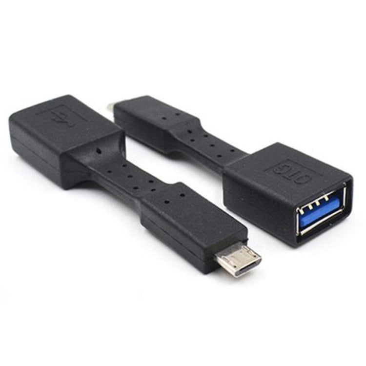 5 PCS Micro USB Male to USB 3.0 Female OTG Adapter (Black) by buy2fix