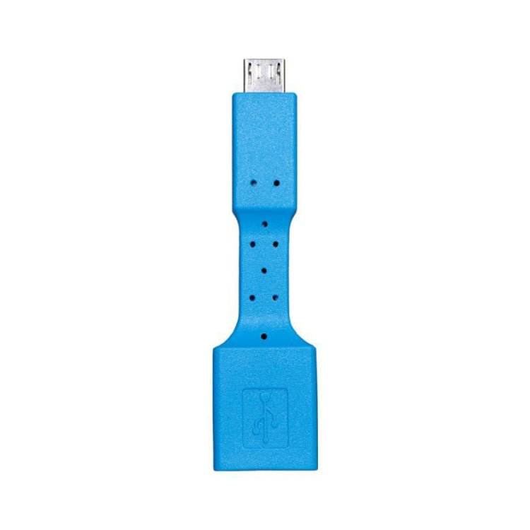 5 PCS Micro USB Male to USB 3.0 Female OTG Adapter (Blue) by buy2fix