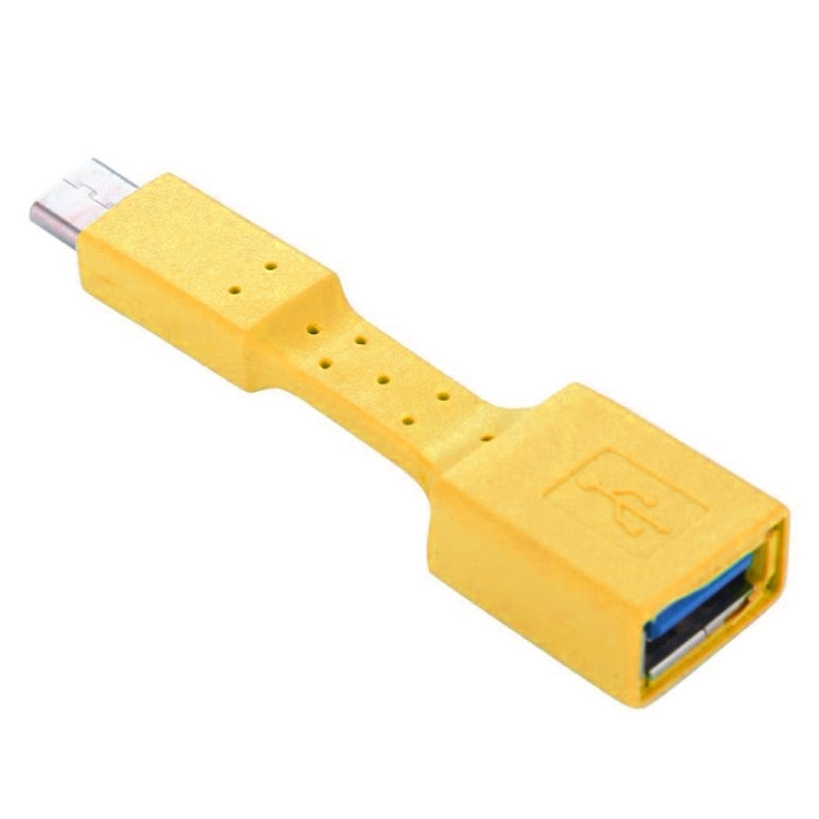 5 PCS USB-C / Type-C Male to USB 3.0 Female OTG Adapter (Yellow) by buy2fix