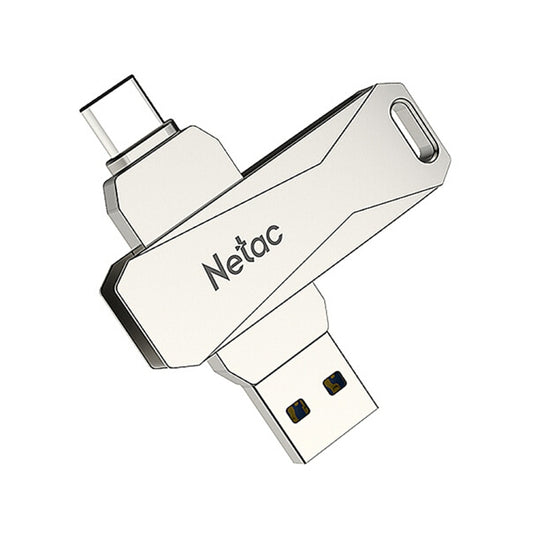 Netac U782C 32GB USB-C / Type-C + USB 3.0 360 Degrees Rotation Zinc Alloy Flash Drive OTG U Disk by Netac