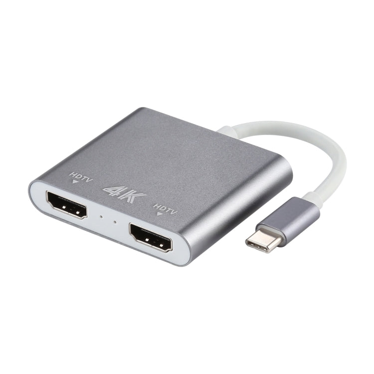 4K Ultra HD Dual HDMI Interface Output to USB-C / Type-C Adapter by buy2fix