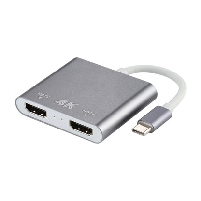 4K Ultra HD Dual HDMI Interface Output to USB-C / Type-C Adapter by buy2fix