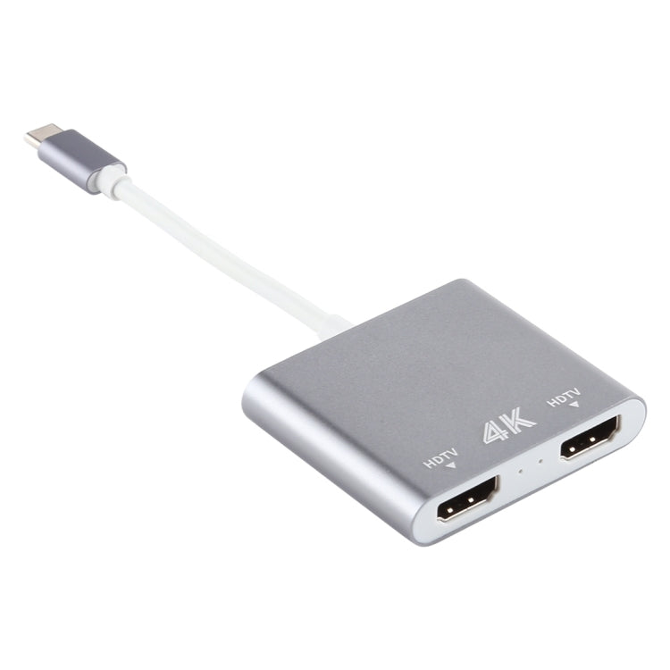 4K Ultra HD Dual HDMI Interface Output to USB-C / Type-C Adapter by buy2fix