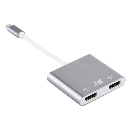 4K Ultra HD Dual HDMI Interface Output to USB-C / Type-C Adapter by buy2fix