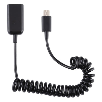 Mini 5 Pin Male to USB Female Laptop Spring Charging Cable - Universal Power Adapter by buy2fix | Online Shopping UK | buy2fix