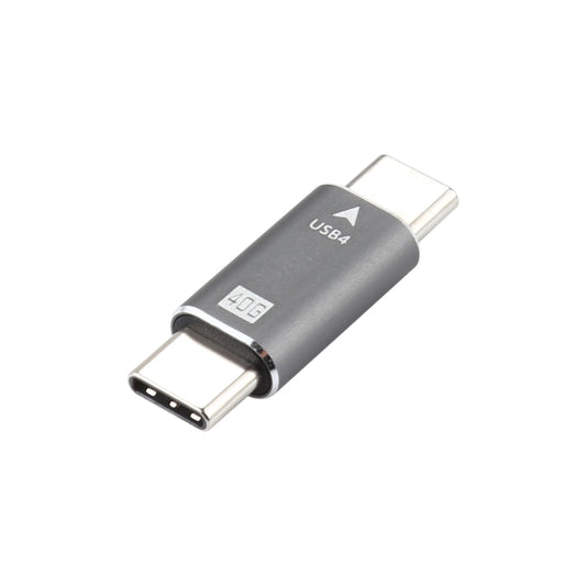 USB-C / Type-C 4.0 Male to Male Plug Converter 40Gbps Data Sync Adapter - Cable & Adapters by buy2fix | Online Shopping UK | buy2fix