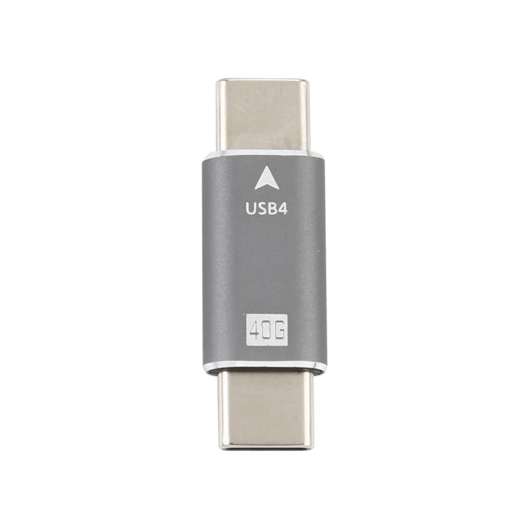 USB-C / Type-C 4.0 Male to Male Plug Converter 40Gbps Data Sync Adapter - Cable & Adapters by buy2fix | Online Shopping UK | buy2fix