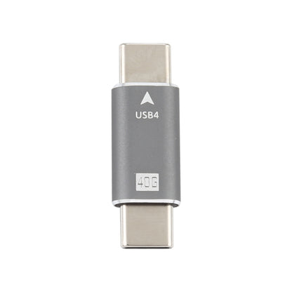 USB-C / Type-C 4.0 Male to Male Plug Converter 40Gbps Data Sync Adapter - Cable & Adapters by buy2fix | Online Shopping UK | buy2fix