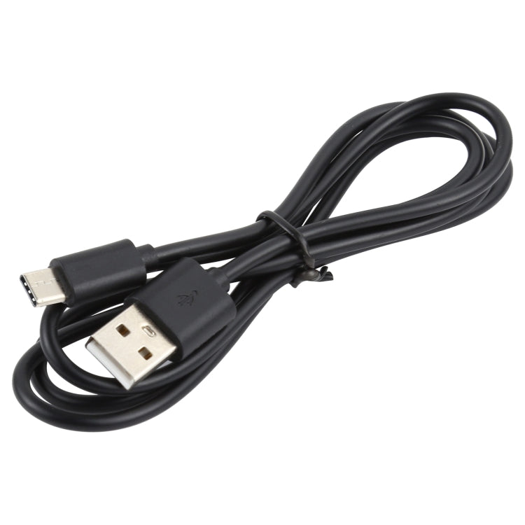 LZ-728 2 in 1 18W QC 3.0 USB Interface Travel Charger + USB to USB-C / Type-C Data Cable Set, EU Plug, Cable Length: 1m(Black) - USB Charger by buy2fix | Online Shopping UK | buy2fix