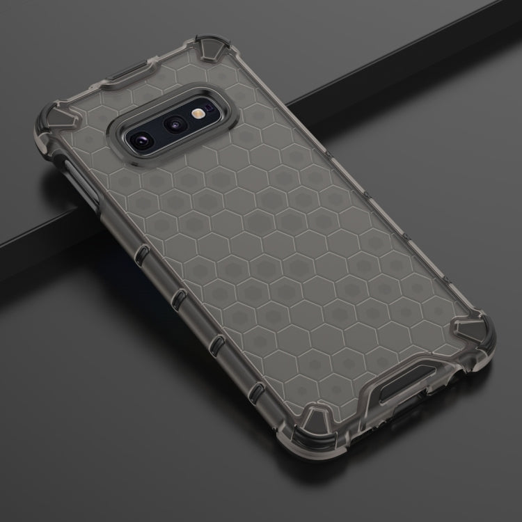 Shockproof Honeycomb PC + TPU Case for Galaxy S10e (Black) by buy2fix