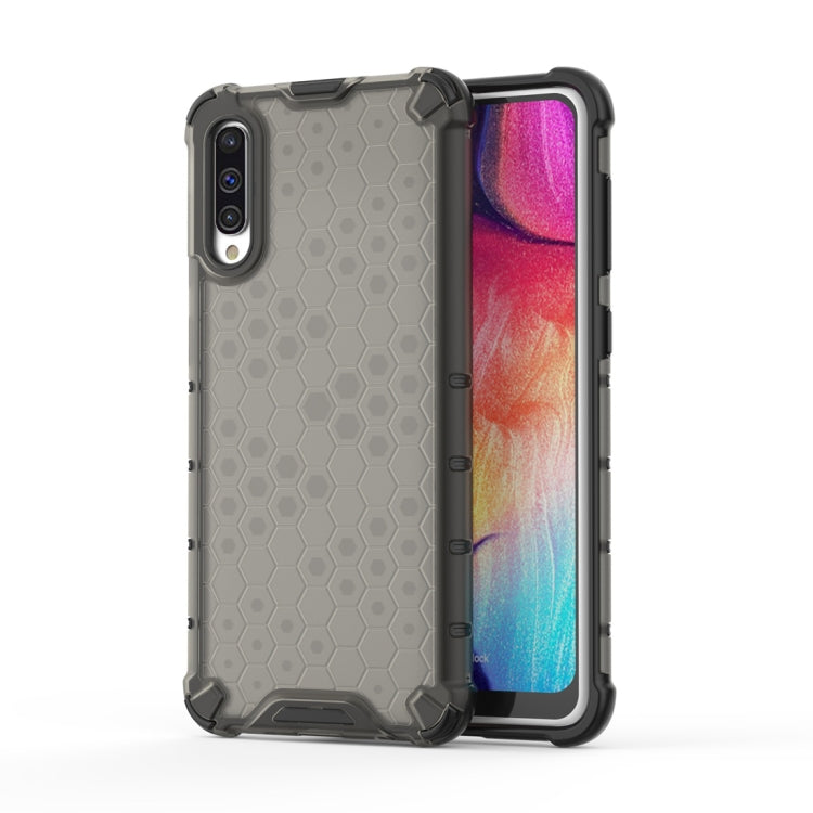 Shockproof Honeycomb PC + TPU Case for Galaxy A50 (Black) - Galaxy Phone Cases by buy2fix | Online Shopping UK | buy2fix