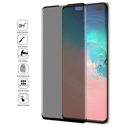 9H 3D Curved Anti-glare Full Screen Tempered Glass Film for Galaxy S10 Plus - Galaxy Tempered Glass by buy2fix | Online Shopping UK | buy2fix