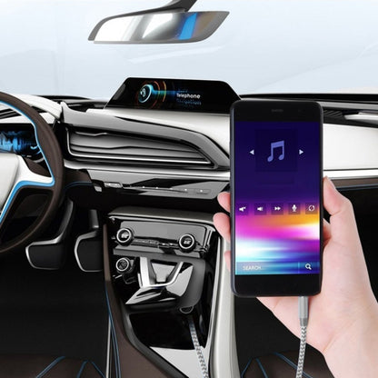 3 PCS K10 3.5mm Male to Male Nylon Braided Audio Cable, Length: 1m(Silver) by buy2fix