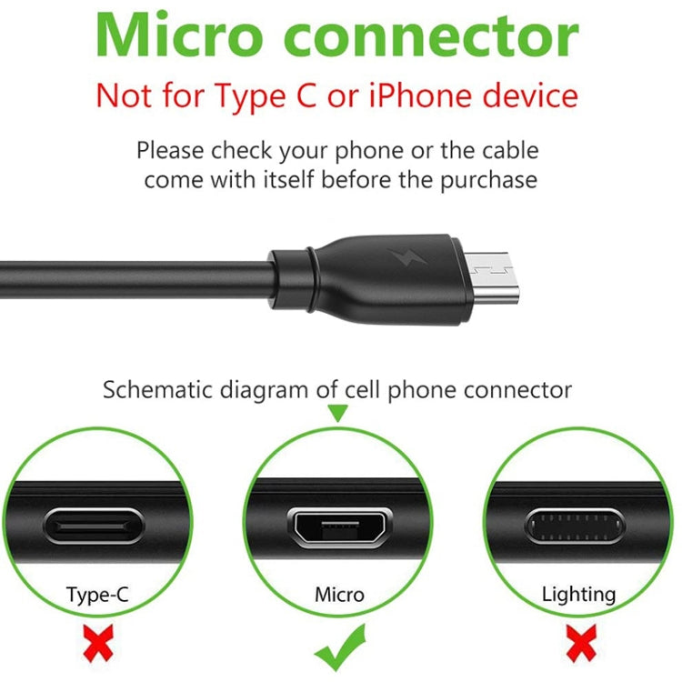 REMAX RC-138m 2.4A USB to Micro USB Suji Pro Fast Charging Data Cable, Cable Length: 1m (White) - Micro USB Cable by REMAX | Online Shopping UK | buy2fix