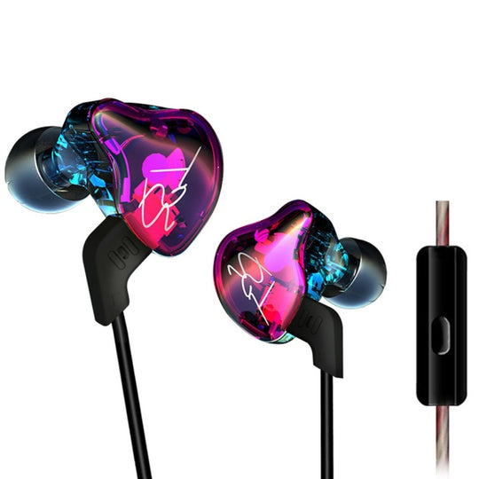 KZ ZST 1.2m 3.5mm Hanging Ear In-Ear Style Wire Control Earphone, For iPhone, iPad, Galaxy, Huawei, Xiaomi, LG, HTC and Other Smart Mobile Phones