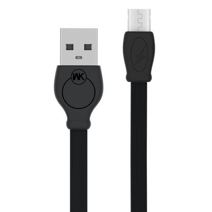 WK WDC-023m 2.4A Micro USB Fast Charging Data Cable, Length: 3m(Black) - Micro USB Cable by WK | Online Shopping UK | buy2fix