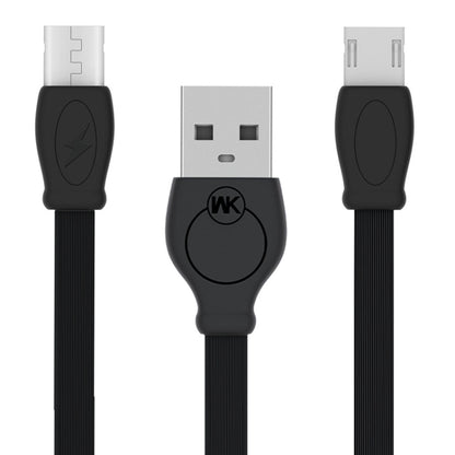 WK WDC-023m 2.4A Micro USB Fast Charging Data Cable, Length: 3m(Black) - Micro USB Cable by WK | Online Shopping UK | buy2fix