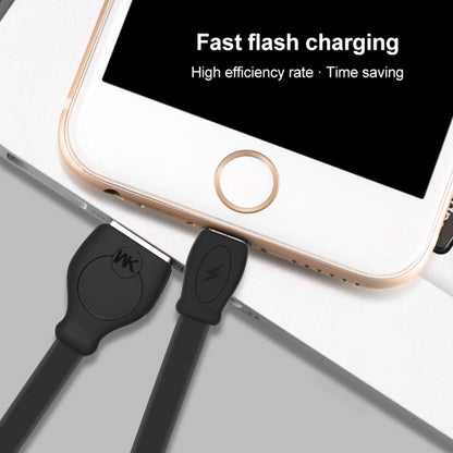 WK WDC-023m 2.4A Micro USB Fast Charging Data Cable, Length: 3m(White) - Micro USB Cable by WK | Online Shopping UK | buy2fix