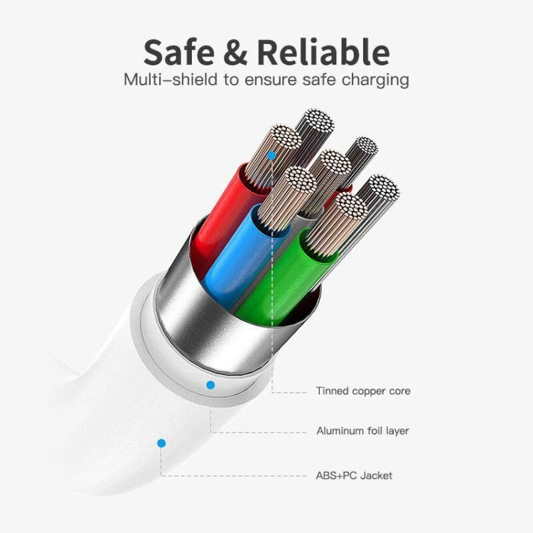USB-C / Type-C to USB-C / Type-C PD Fast Charging & Sync Data Cable, Cable Length: 14cm(White) by buy2fix