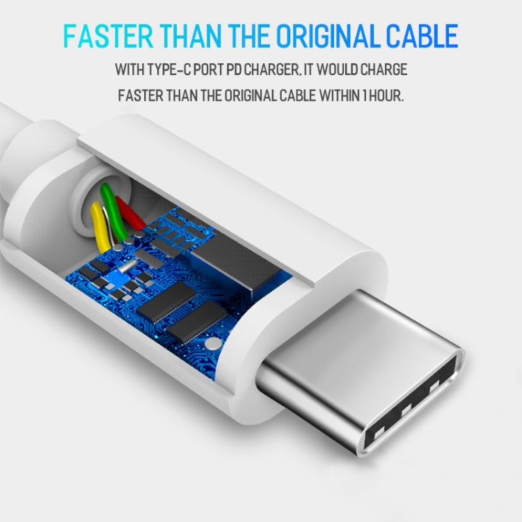 USB-C / Type-C to USB-C / Type-C PD Fast Charging & Sync Data Cable, Cable Length: 14cm(White) by buy2fix