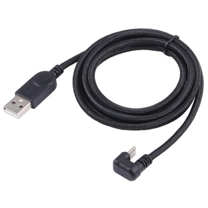 U-shaped Micro USB Male to USB Male Nylon Braid Charge Data Cable by buy2fix