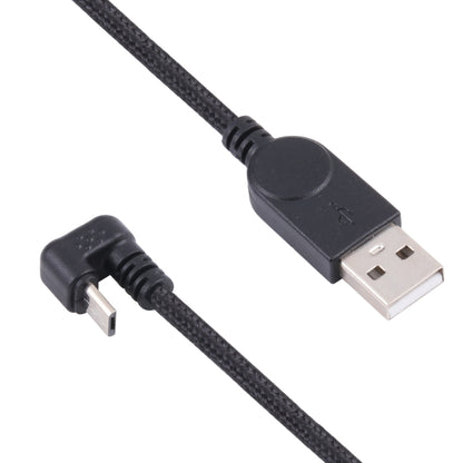 U-shaped Micro USB Male to USB Male Nylon Braid Charge Data Cable by buy2fix