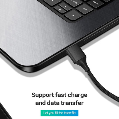 M11 3A USB to Micro USB Nylon Braided Magnetic Data Cable, Cable Length: 1m(Silver) - Charging Cable & Head by buy2fix | Online Shopping UK | buy2fix