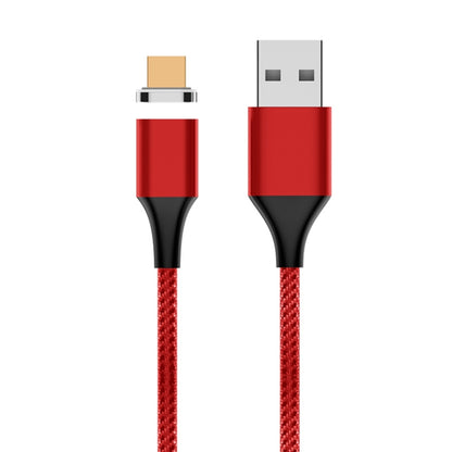 M11 3A USB to Micro USB Nylon Braided Magnetic Data Cable, Cable Length: 2m (Red) - Charging Cable & Head by buy2fix | Online Shopping UK | buy2fix