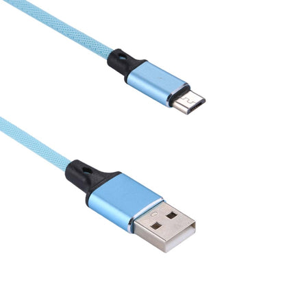 1m 2A Output USB to Micro USB Nylon Weave Style Data Sync Charging Cable, For Samsung, Huawei, Xiaomi, HTC, LG, Sony, Lenovo and other Smartphones(Blue) by buy2fix