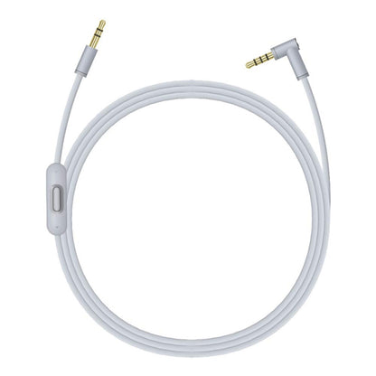 ZS0087 3.5mm Male to Male Earphone Cable with Mic & Wire-controlled, Cable Length: 1.4m(Grey) by buy2fix