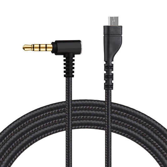 ZS0135 For SteelSeries Arctis 3 / 5 / 7 Earphone Audio Cable, Cable Length: 2m(Black) - Headset Accessories by buy2fix | Online Shopping UK | buy2fix