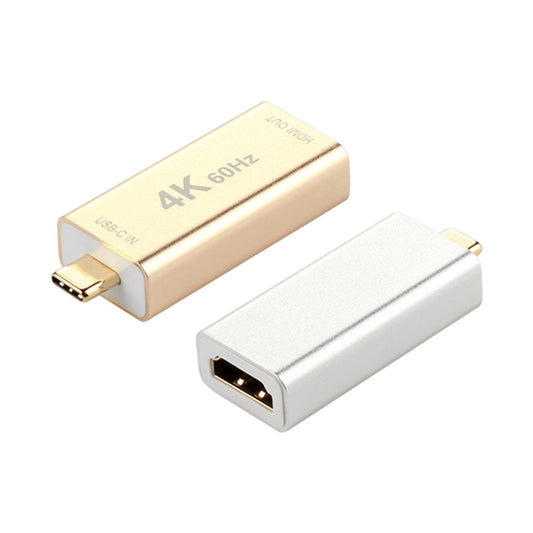 USB-C / Type-C Male to HDMI Female Aluminum-magnesium Alloy Adapter (Gold) by buy2fix