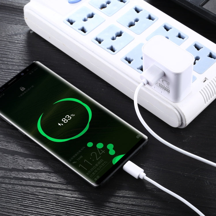 EP-TA20UWE Single USB Port Fast Charging Travel Adapter, UK Plug - USB Charger by buy2fix | Online Shopping UK | buy2fix