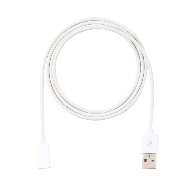 USB Male to USB-C / Type-C Female Adapter Cable, Length: 1m(White) by buy2fix