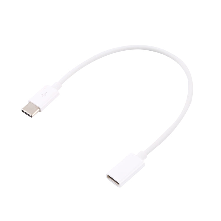USB-C / Type-C Male to Type-C Female Extended Cable, Length: 1m (White) by buy2fix