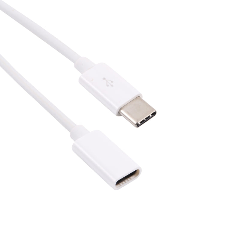 USB-C / Type-C Male to Type-C Female Extended Cable, Length: 1m (White) by buy2fix
