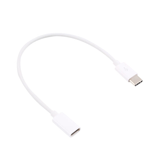 USB-C / Type-C Male to Type-C Female Extended Cable, Length: 20cm (White) by buy2fix