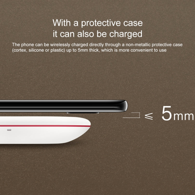 Huawei 15W Max Qi Standard Intelligent Fast Wireless Charger with 5A Cable and 10V / 4A Charging Plug(Black) - Wireless Charger by Huawei | Online Shopping UK | buy2fix