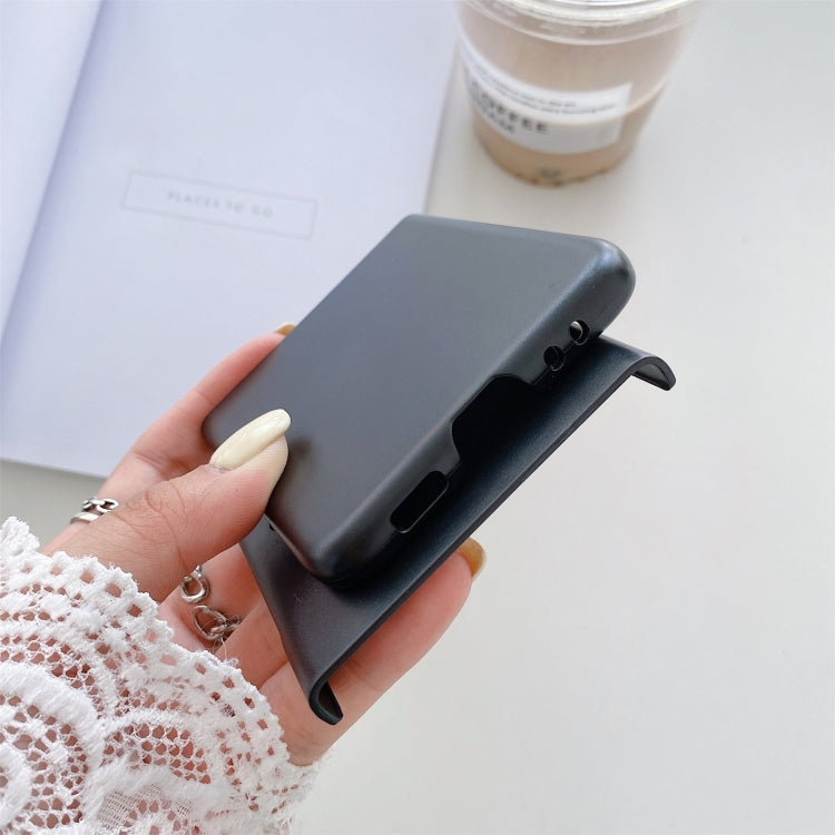 For Samsung Galaxy Z Flip4 Frosted PC Shockproof Phone Case(Black) - Galaxy Z Flip4 5G Cases by buy2fix | Online Shopping UK | buy2fix