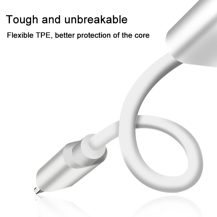 2 in 1 3.5mm to USB-C / Type-C Audio Charging Converter Adapter(White) by buy2fix