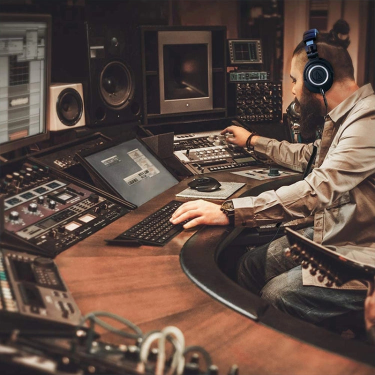 ZS0147 Braided Headphone Audio Replacement Cable for Audio-technica ATH-M50X M40 by buy2fix